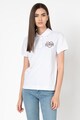 Love Moschino Tricou polo din pique cu imprimeu stralucitor Femei