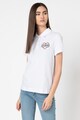 Love Moschino Tricou polo din pique cu imprimeu stralucitor Femei