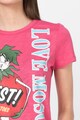 Love Moschino Tricou cu imprimeu cauciucat Femei