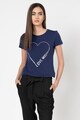 Love Moschino Tricou cu imprimeu logo stralucitor Femei