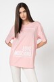 Love Moschino Tricou lejer cu logo contrastant Femei