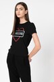 Love Moschino Tricou cu logo stralucitor Femei