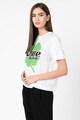 Love Moschino Tricou cu imprimeu logo cauciucat Femei