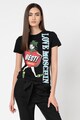 Love Moschino Tricou cu imprimeu cauciucat Femei