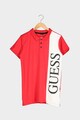 GUESS JEANS Tricou polo cu imprimeu logo Baieti