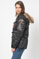 Geographical Norway Geaca fara inchidere, cu imprimeu camuflaj Boomera Femei