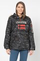 Geographical Norway Geaca fara inchidere, cu imprimeu camuflaj Boomera Femei