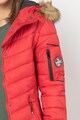 Geographical Norway Geaca cu vatelina si garnitura detasabila din blana sintetica Camille Lady Femei