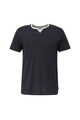 Esprit Tricou slim fit cu fenta scurta cu nasturi Barbati