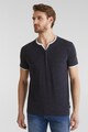 Esprit Tricou slim fit cu fenta scurta cu nasturi Barbati