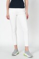 Esprit Blugi crop skinny cu terminatii franjurate Femei