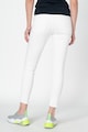 Esprit Blugi crop skinny cu terminatii franjurate Femei