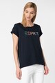 Esprit Tricou cu imprimeu logo supradimensionat Femei