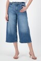 EDC by Esprit Pantaloni culotte din denim, cu croiala lejera si aspect decolorat Femei