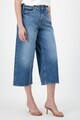 EDC by Esprit Pantaloni culotte din denim, cu croiala lejera si aspect decolorat Femei