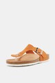 Esprit Papuci flip-flop de piele intoarsa Femei