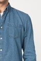 EDC by Esprit Camasa regular fit din denim cu guler fixat cu nasturi Barbati