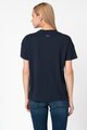 EDC by Esprit Tricou din bumbac organic, cu imprimeu grafic si text Femei