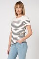 Esprit Tricou din bumbac cu model in dungi Femei