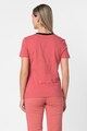 EDC by Esprit Tricou din bumbac organic, cu broderii Femei