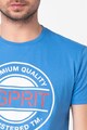 Esprit Tricou din bumbac organic cu imprimeu logo Barbati