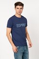 Esprit Tricou din bumbac organic cu imprimeu logo Barbati