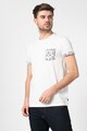 Esprit Tricou din bumbac organic cu buzunar pe piept Barbati