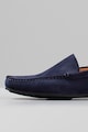 Vagabond Shoemakers Pantofi loafer de piele intoarsa cu cusaturi in relief Wayne Barbati