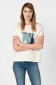 Vero Moda Tricou lejer din bumbac organic, cu imprimeu grafic Dana Femei