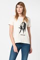 Vero Moda Tricou lejer din bumbac organic, cu imprimeu grafic Dana Femei