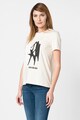 Vero Moda Tricou lejer din bumbac organic, cu imprimeu grafic Dana Femei