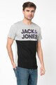 Jack & Jones Tricou slim fit cu model colorblock Miller Barbati