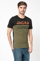 Jack & Jones Tricou slim fit cu model colorblock Miller Barbati