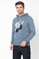 Jack & Jones Hanorac cu captuseala de fleece cu imprimeu cauciucat Booster Barbati