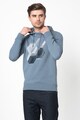 Jack & Jones Hanorac cu captuseala de fleece cu imprimeu cauciucat Booster Barbati