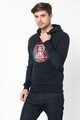 Jack & Jones Hanorac cu captuseala de fleece cu imprimeu cauciucat Booster Barbati