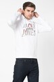 Jack & Jones Hanorac cu captuseala de fleece cu imprimeu cauciucat Booster Barbati