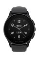 Vector Ceas Smartwatch  Luna, Negru mat, Curea silicon neagra Femei