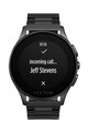 Vector Ceas Smartwatch  Luna, Negru satinat, Bratara metalica Barbati