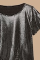 Fiorella Rubino Tricou cu aspect metalizat Femei