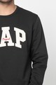 GAP Bluza sport cu imprimeu logo si decolteu la baza gatului Barbati
