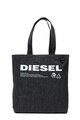 Diesel Geanta tote mare din denim cu imprimeu logo Femei