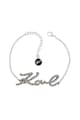 Karl Lagerfeld Bratara decorata cu talisman logo Femei