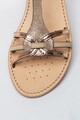 Geox Sandale din piele cu aspect metalizat Sozy Femei