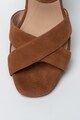 Geox Sandale din piele cu toc masiv Genziana Femei