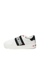 Love Moschino Pantofi sport slip-on de piele, cu imprimeu logo Femei