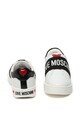 Love Moschino Pantofi sport slip-on de piele, cu imprimeu logo Femei