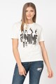 Pepe Jeans London Tricou cu imprimeu grafic Femei