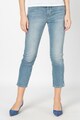 Pepe Jeans London Blugi crop slim-fit cu talie inalta Dion Femei