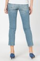 Pepe Jeans London Blugi crop slim-fit cu talie inalta Dion Femei